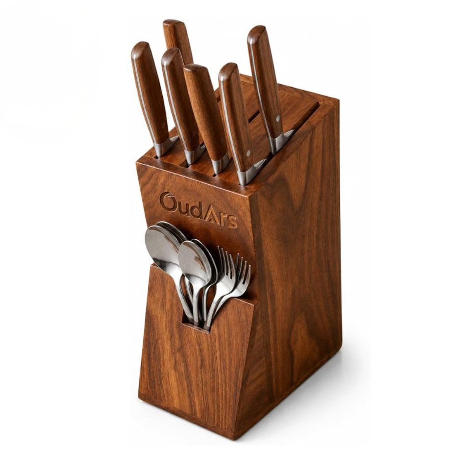 Sheesham Wood Knife Holder