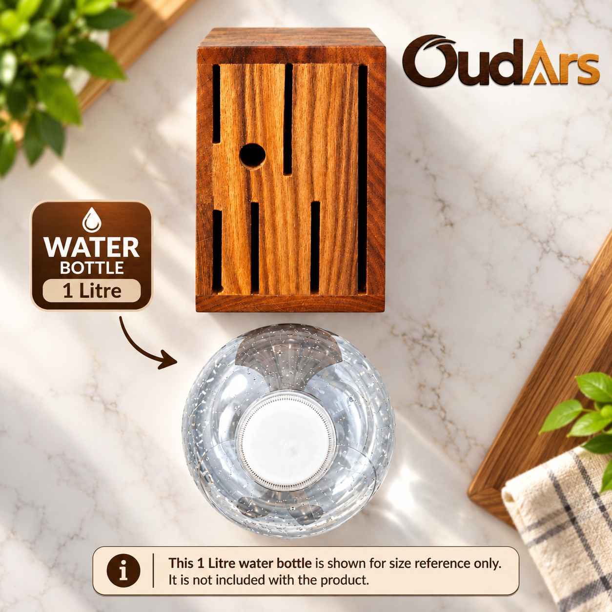 Sheesham Wood Knife Holder - Image 4