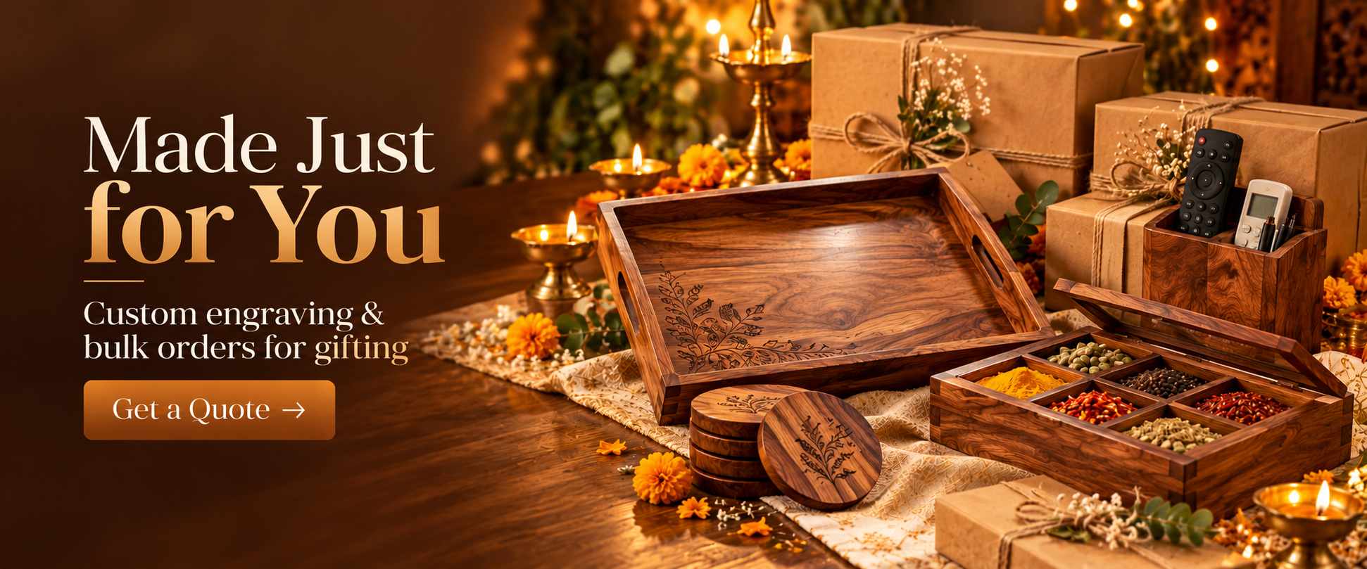 Made just for you – custom and bulk wooden orders